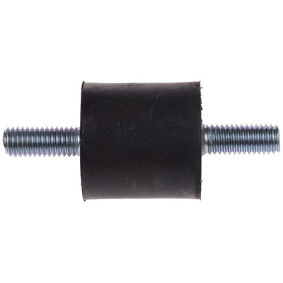 FIBET M8 Anti Vibration Mount, Male to Male Bobbin with 64.8kg Compression Load
