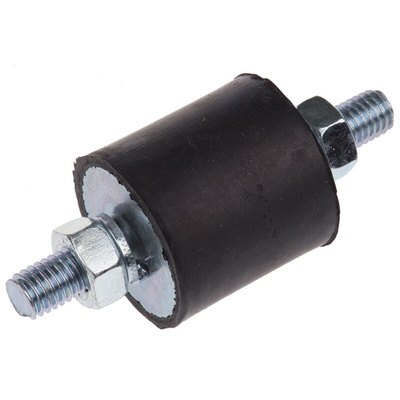 FIBET M8 Anti Vibration Mount, Male to Male Bobbin with 64.8kg Compression Load