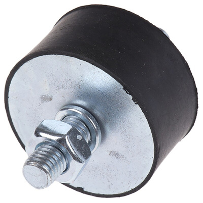 FIBET M10 Anti Vibration Mount, Male to Male Bobbin with 367.5kg Compression Load