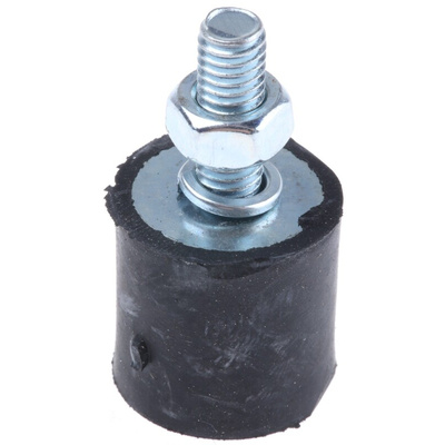 FIBET M6 Anti Vibration Mount, Male to Female Bobbin with 18kg Compression Load