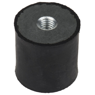 FIBET M8 Anti Vibration Mount, Female to Female Bobbin with 36.6kg Compression Load