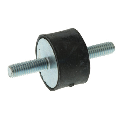 FIBET M6 Anti Vibration Mount, Male to Male Bobbin with 45kg Compression Load
