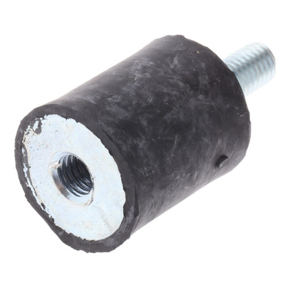 FIBET M8 Anti Vibration Mount, Male to Female Bobbin with 26.4kg Compression Load