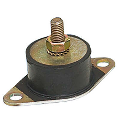 Paulstra Hutchinson Circular M12 Anti Vibration Mount, Male Buffer Foot with 250daN Compression Load