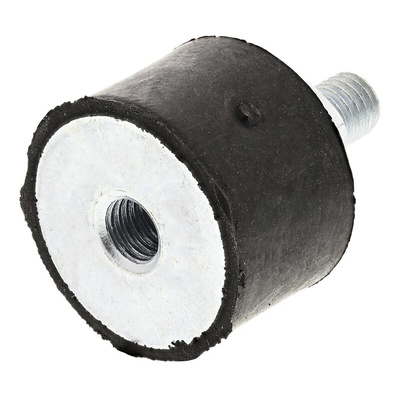 FIBET M8 Anti Vibration Mount, Male to Female Bobbin with 89.6kg Compression Load