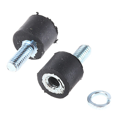 FIBET M4 Anti Vibration Mount, Male to Female Bobbin with 11.7kg Compression Load
