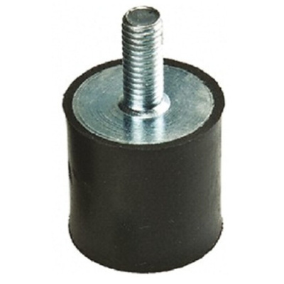 FIBET M8 Anti Vibration Mount, Male Buffer Foot with 63kg Compression Load