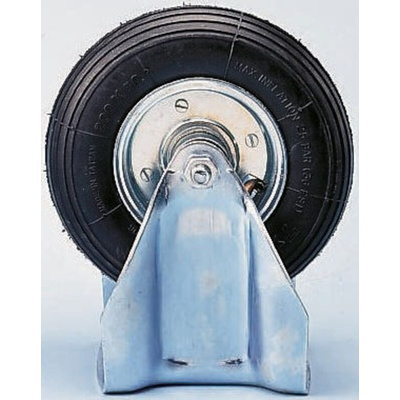 RS PRO Fixed Castor Wheel, 75kg Capacity, 200mm Wheel