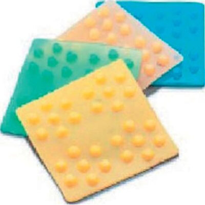 Taica 100mm Anti-Vibration Pad SN-5 5kg Silicone +200°C -40°C 100 x 100 x 7mm 7mm