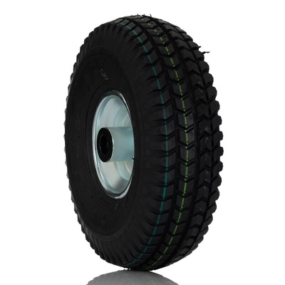 RS PRO Black Rubber Shock Absorbing Trolley Wheel, 200kg