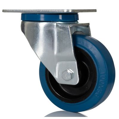 RS PRO Swivel Castor Wheel, 180kg Capacity, 100mm Wheel