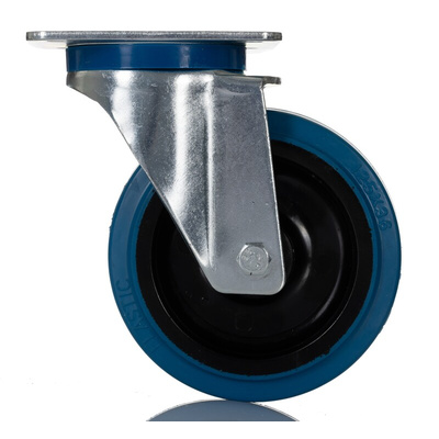 RS PRO Swivel Castor Wheel, 230kg Capacity, 125mm Wheel