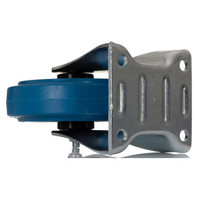 RS PRO Fixed Castor Wheel, 230kg Capacity, 125mm Wheel