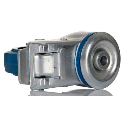 RS PRO Braked Swivel Castor Wheel, 180kg Capacity, 100mm Wheel