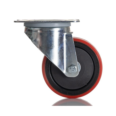 RS PRO Swivel Castor Wheel, 110kg Capacity, 100mm Wheel