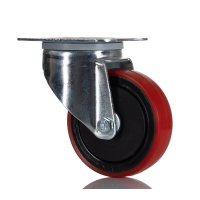 RS PRO Swivel Castor Wheel, 110kg Capacity, 100mm Wheel