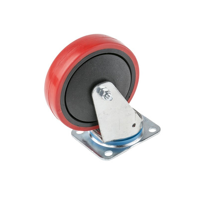 RS PRO Swivel Castor Wheel, 130kg Capacity, 125mm Wheel
