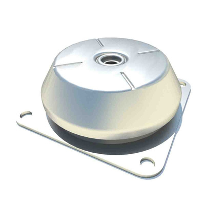 FIBET Tapered Square M20 Anti Vibration Mount, Bell Mount with 840daN Compression Load