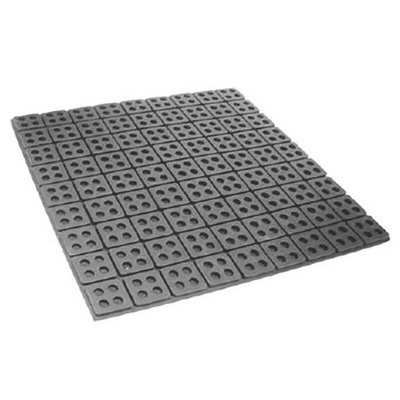 RS PRO 457mm Anti-Vibration Pad Rubber +100°C -50°C 457 x 457mm 19mm