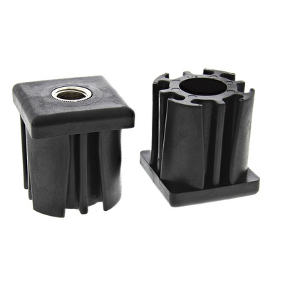 RS PRO Square Nylon Tube Insert, 1200kg Static Load Capacity