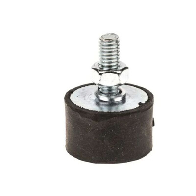 FIBET M6 Anti Vibration Mount, Male Buffer Foot