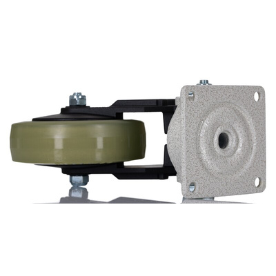 RS PRO Fixed Castor Wheel, 110kg Capacity, 100mm Wheel