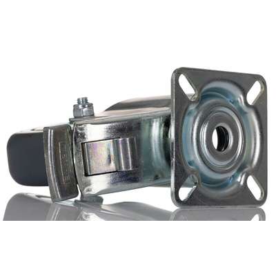 Tente Braked Swivel Castor Wheel, 75kg Capacity, 75mm Wheel