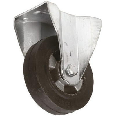RS PRO Fixed Castor Wheel, 330kg Capacity, 160mm Wheel