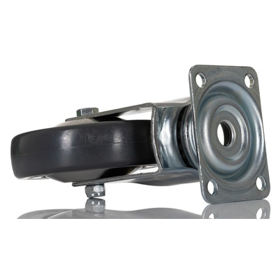 RS PRO Swivel Castor Wheel, 50kg Capacity, 80mm Wheel