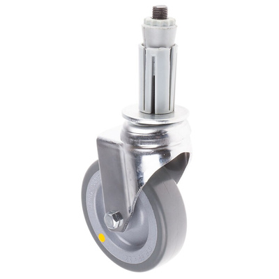 RS PRO Swivel Castor Wheel, 50kg Capacity, 80mm Wheel