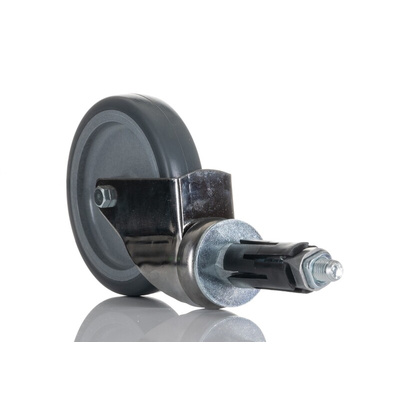 RS PRO Swivel Castor Wheel, 60kg Capacity, 100mm Wheel