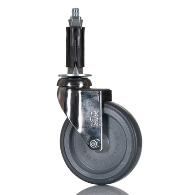 RS PRO Swivel Castor Wheel, 60kg Capacity, 100mm Wheel