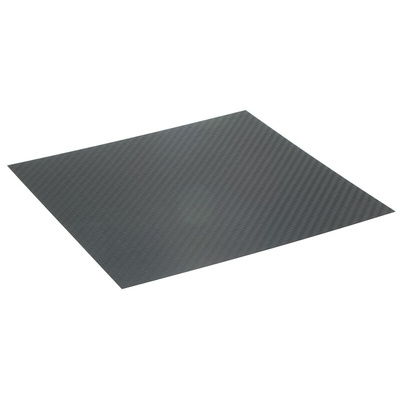Carbon Fibre Sheet, 300mm x 300mm x 0.75mm