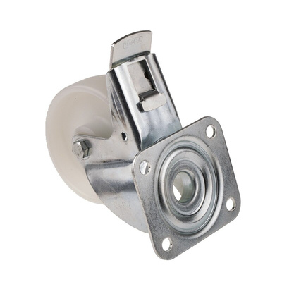 Tente Braked Swivel Castor Wheel, 200kg Capacity, 100mm Wheel