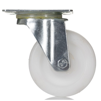 RS PRO Swivel Castor Wheel, 75kg Capacity, 75mm Wheel