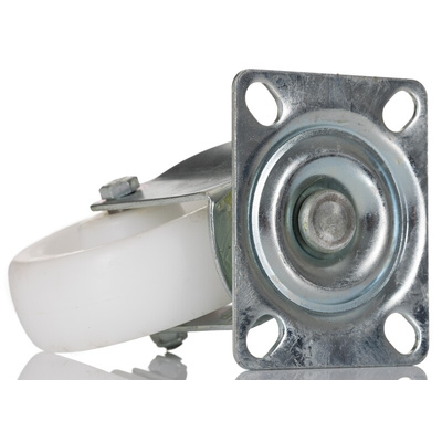 RS PRO Swivel Castor Wheel, 75kg Capacity, 75mm Wheel