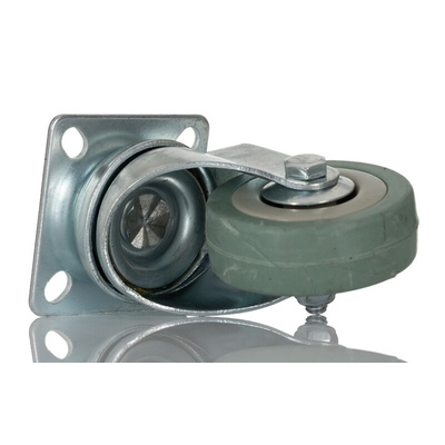 RS PRO Swivel Castor Wheel, 50kg Capacity, 50mm Wheel