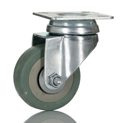 RS PRO Swivel Castor Wheel, 50kg Capacity, 50mm Wheel