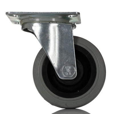 RS PRO Swivel Castor Wheel, 70kg Capacity, 75mm Wheel
