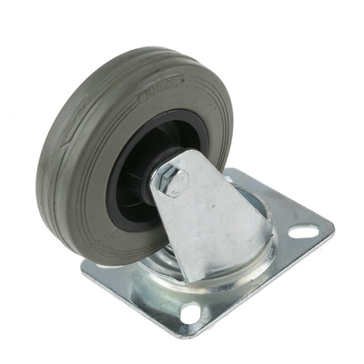 RS PRO Swivel Castor Wheel, 70kg Capacity, 100mm Wheel