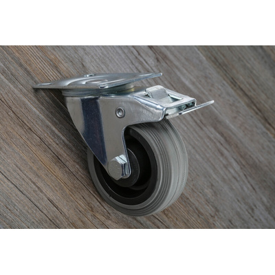 RS PRO Swivel Castor Wheel, 70kg Capacity, 75mm Wheel