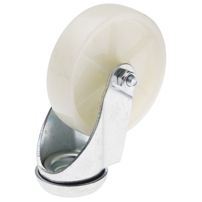 RS PRO Swivel Castor Wheel, 80kg Capacity, 100mm Wheel