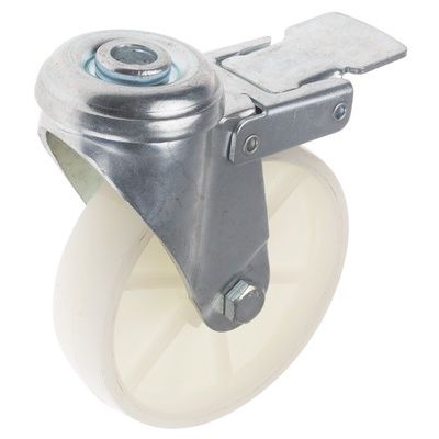 RS PRO Swivel Castor Wheel, 80kg Capacity, 100mm Wheel