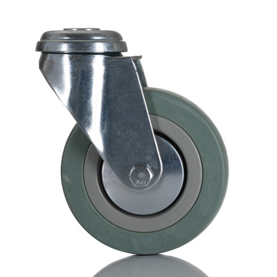 RS PRO Swivel Castor Wheel, 80kg Capacity, 100mm Wheel