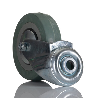 RS PRO Swivel Castor Wheel, 80kg Capacity, 100mm Wheel