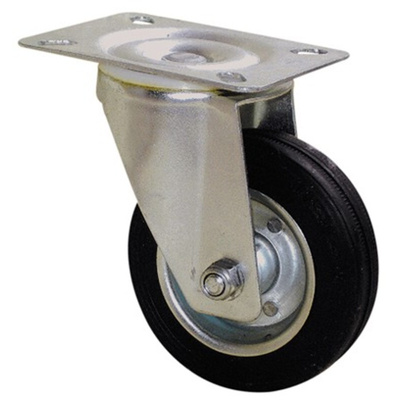Guitel Hervieu Swivel Castor Wheel, 125kg Capacity, 125mm Wheel