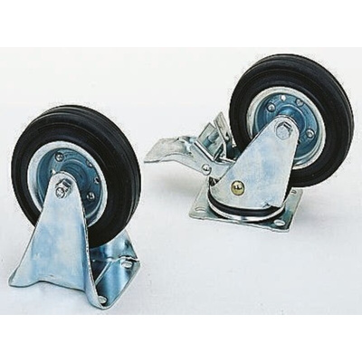 Guitel Hervieu Braked Swivel Castor Wheel, 250kg Capacity, 250mm Wheel