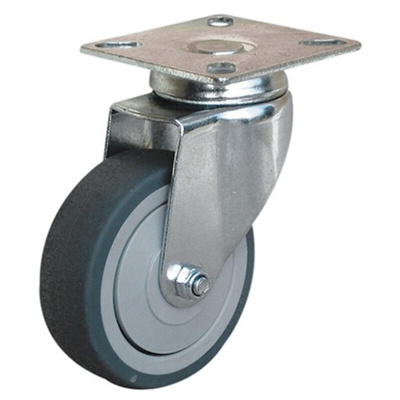 Guitel Hervieu Swivel Castor Wheel, 60kg Capacity, 75mm Wheel