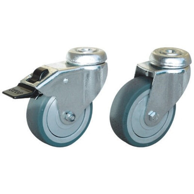 Guitel Hervieu Swivel Castor Wheel, 60kg Capacity, 75mm Wheel