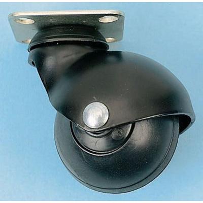 Guitel Hervieu Swivel Castor Wheel, 40kg Capacity, 40mm Wheel